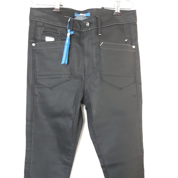 G-Star Raw Jeans Women Low Loose Tapered Fit Size 28 Length 32 Wax Denim - Picture 4 of 16